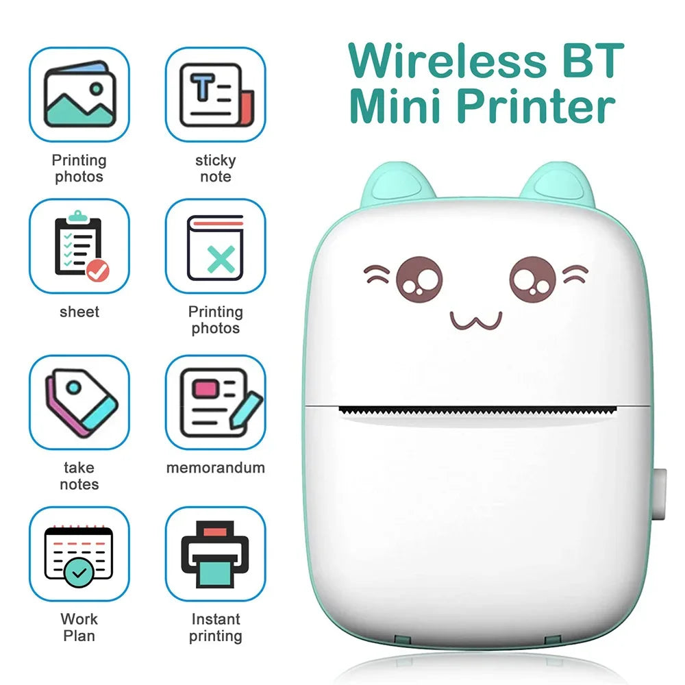 Portable Mini Bluetooth Thermal Printer