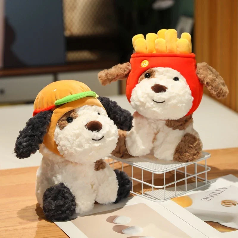 Soft Puppy Cuddly Plushies Burger