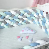 2.2M Baby Bed Bumper 4 Strands Knot Braided