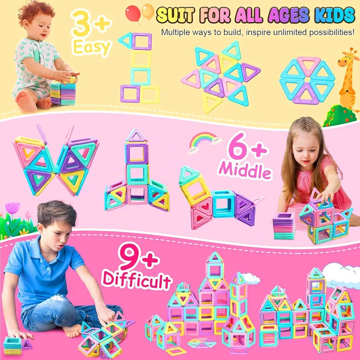 Big Size Magnetic Building Blocks