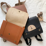 Bear Backpack Bag PU Leather