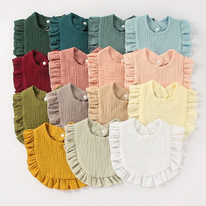 10Pcs/Set Korean Style Baby Bibs Cotton