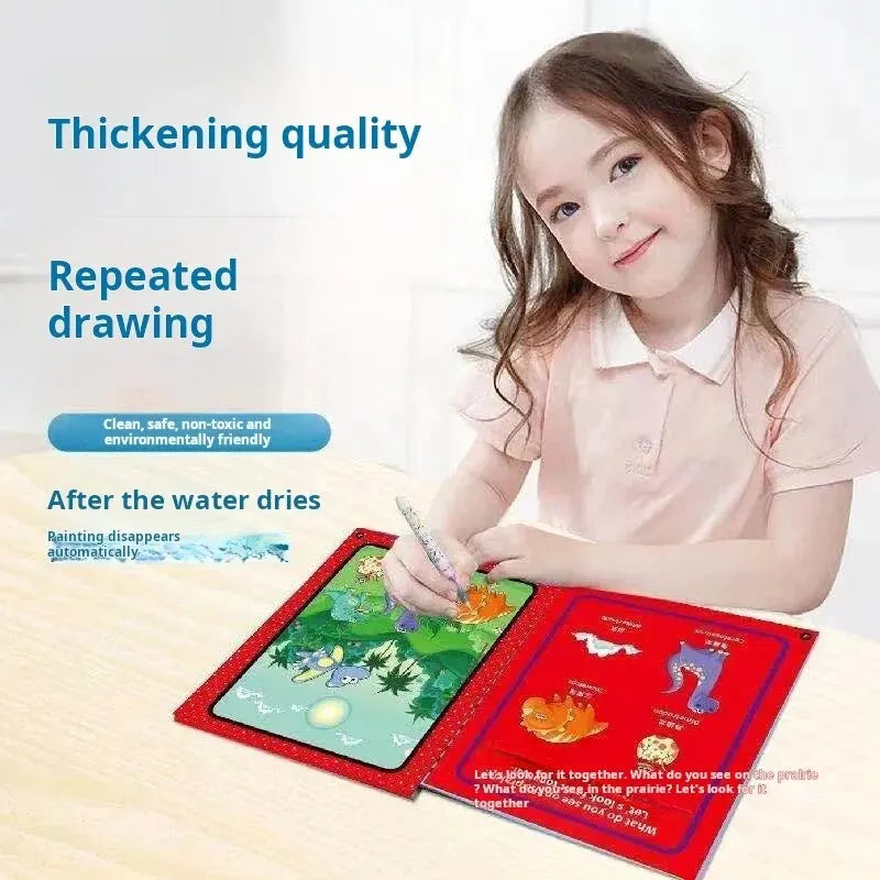 Children's Magic Water Painting Book