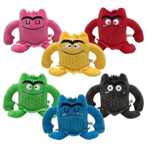 6 Colors The Color Monster Plush