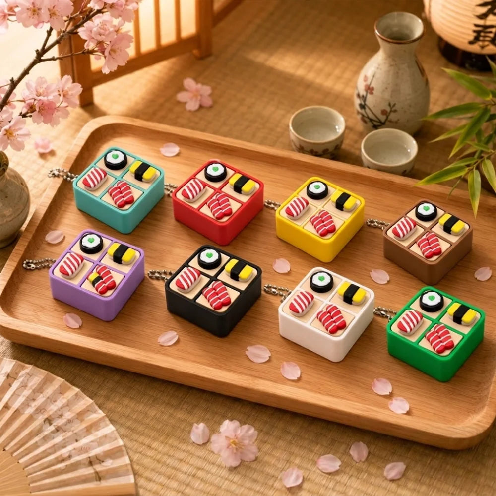 Sushi Box Clicker Keychain