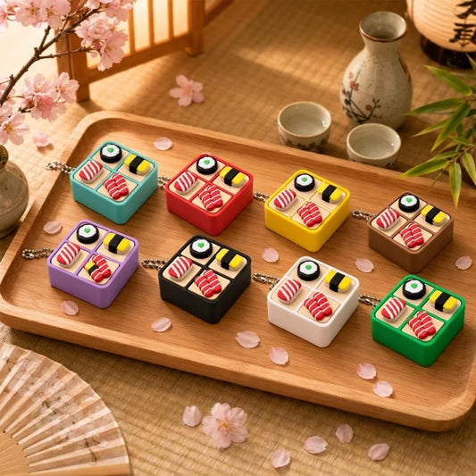 Sushi Box Clicker Keychain