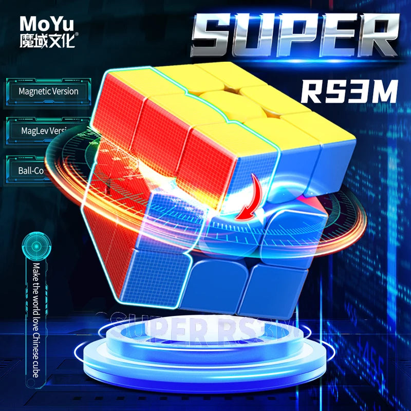 MoYu Super RS3M マグレブ ボールコア 3x3 磁気マジックキューブ 3×3 プロフェッショナル 3x3x3 - TOYSTER.SG  – Toyster Singapore