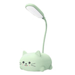 LED Desk Lamp for Kids Bedroom Cute Cat Lamp USB Rechargeable