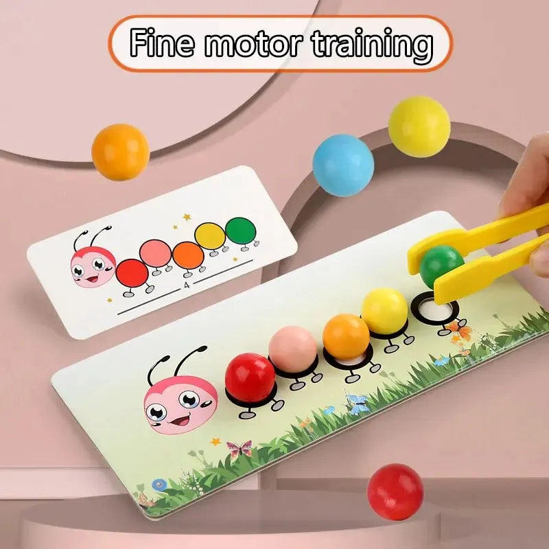 Clip Beads Sorting Fine Motor Skill Toy