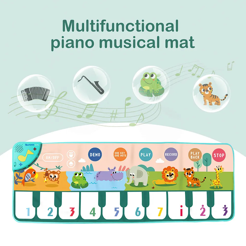 Musical Piano Mat for Kids 110x36cm