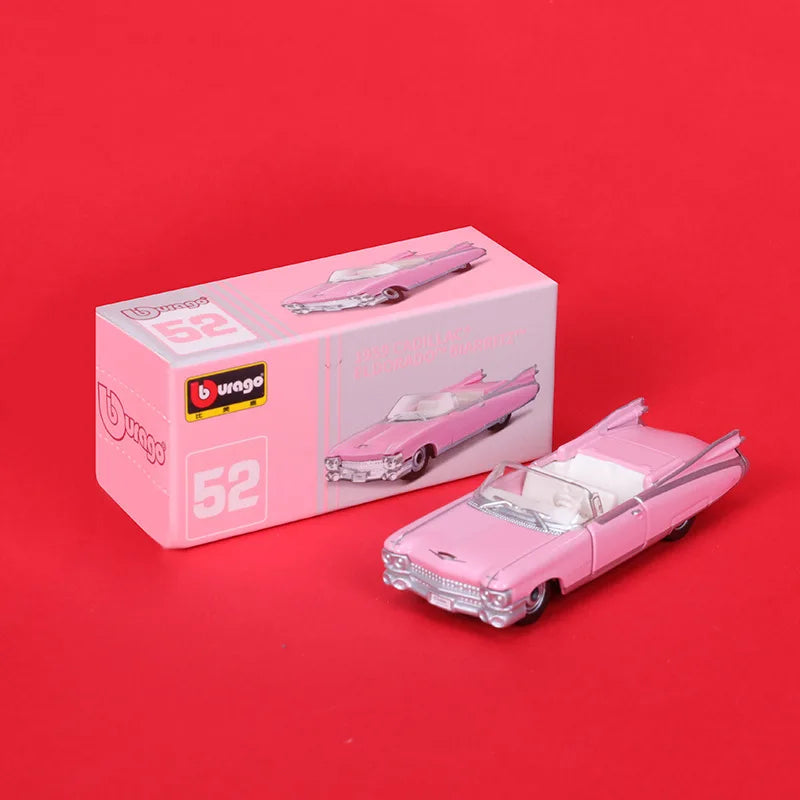 Bburago Premium TP, Pink 1959 Cadillac Scale Car Model Replica Collection