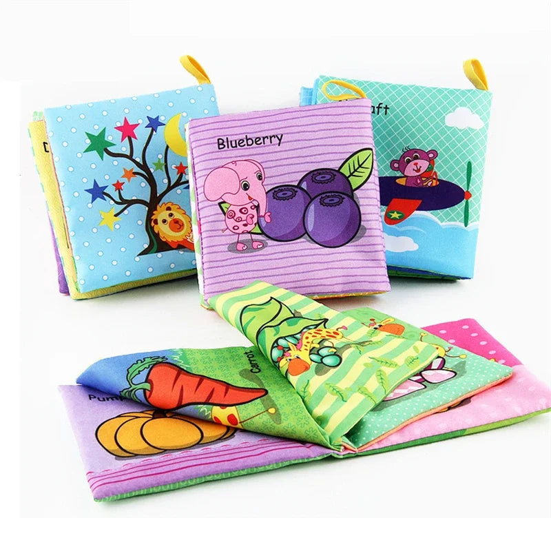 Baby Cloth Book Fruits Animals