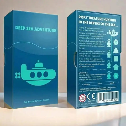 Undersea Adventure Board Game Card