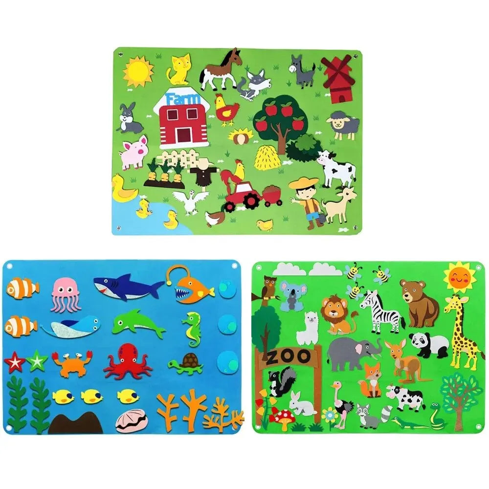 Ocean Farm Felt Board Stories Set