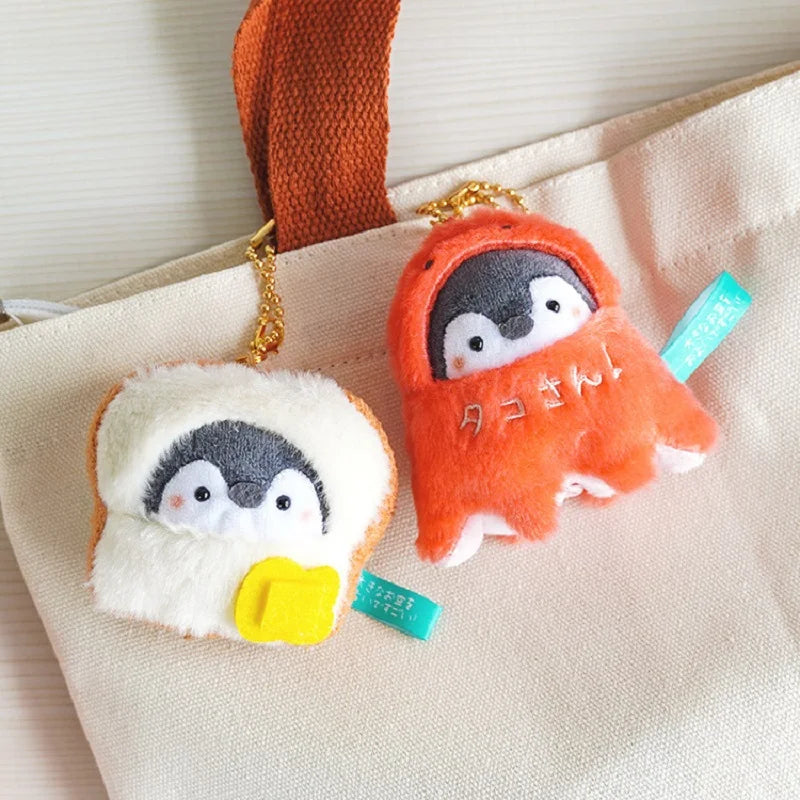 Cute Plush Penguin Keyring