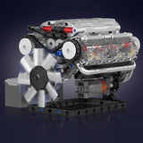 Mould King 10088 Motorized V8 Engine Model