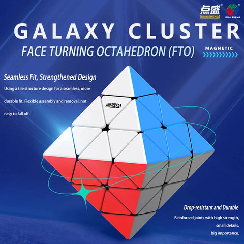 DianSheng Face Turning Octahedron Magnetic Magic Cube