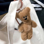Soft Teddy Bear Keychain Pendant