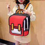 Creative Design Backpack Cute Large Capacity Adjustable Strap