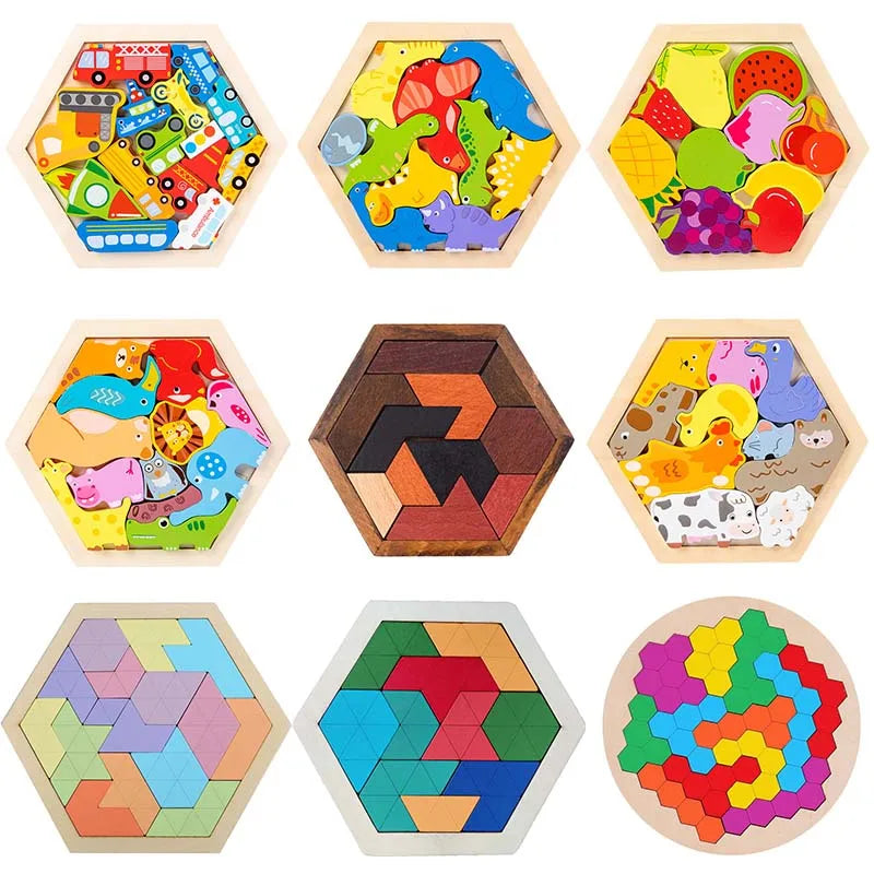 Wood Block Puzzle Jigsaw Puzzle Board