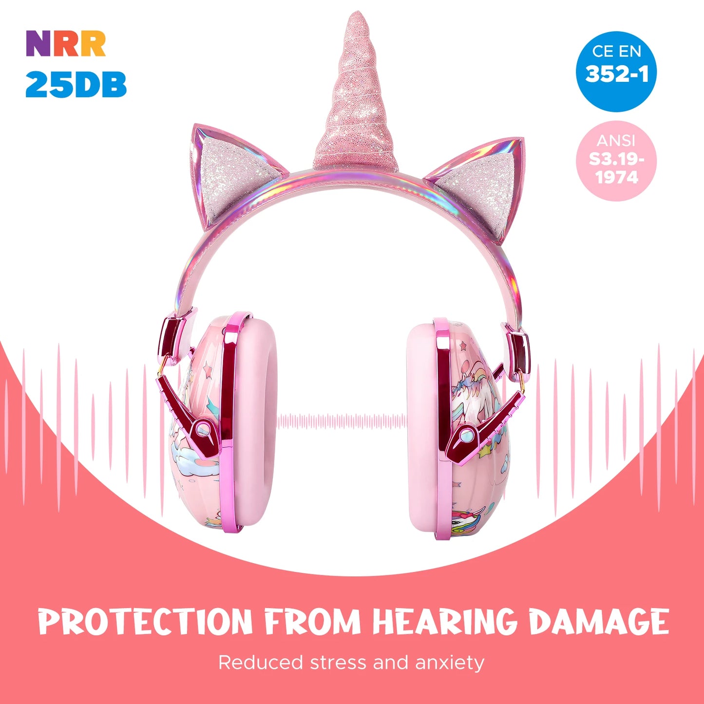 Earmuffs Noise Cancelling Unicorn