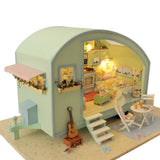 Charming DIY Miniature Caravan House with Furniture