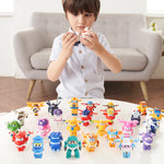 36 Types Super Wings 2" Scale Mini Transforming Anime