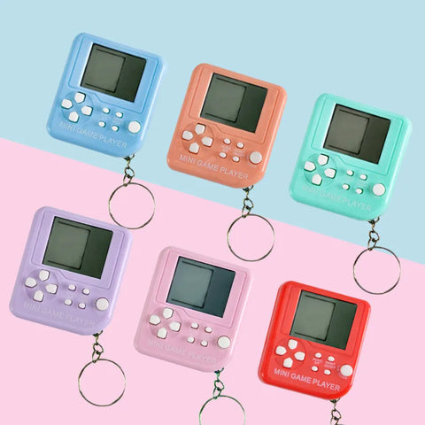 Video Game Colourful Keychain