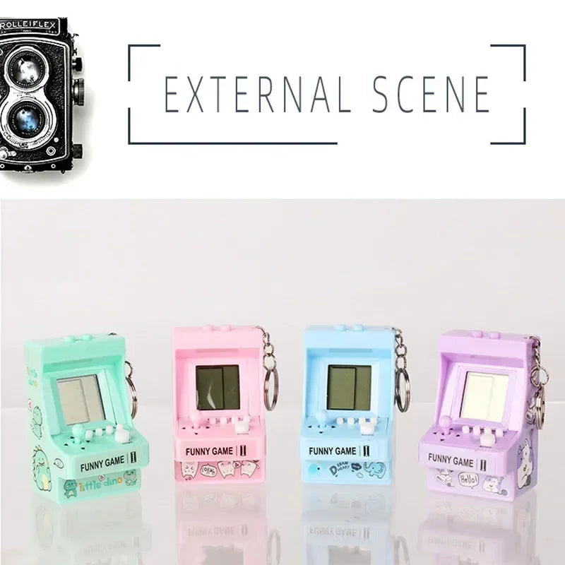 Portable Mini Game Console Key Chain
