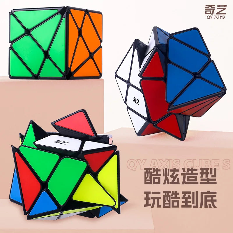 QiYi スピードキューブ アクシス マジックキューブ 3x3x3 ステッカーなし