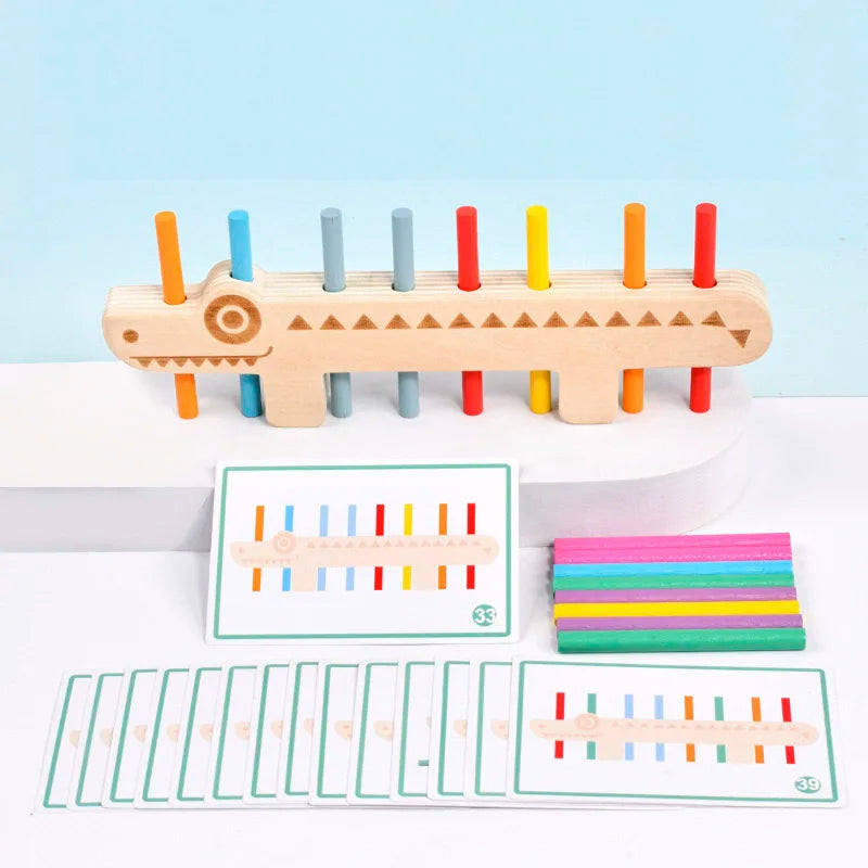 Wooden Toy Colour Matching Games