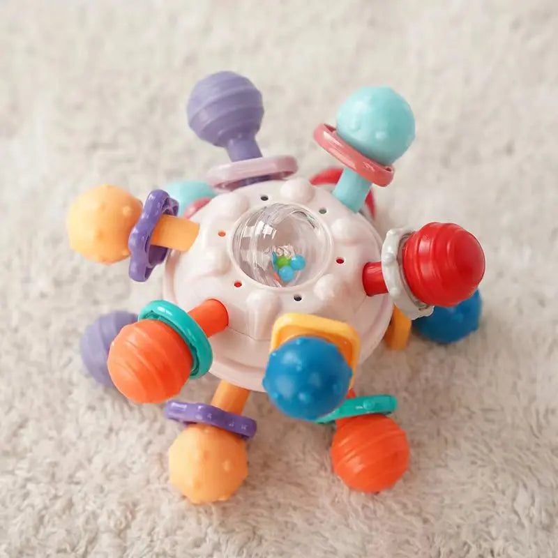 BPA Free Rotating Rattle Ball Grasping Activity