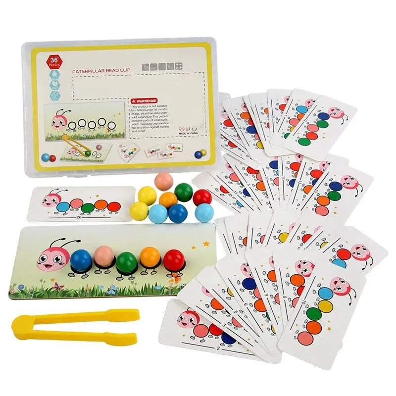 Clip Beads Sorting Fine Motor Skill Toy