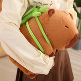 Fluffy Capybara Plush Turtle Bag
