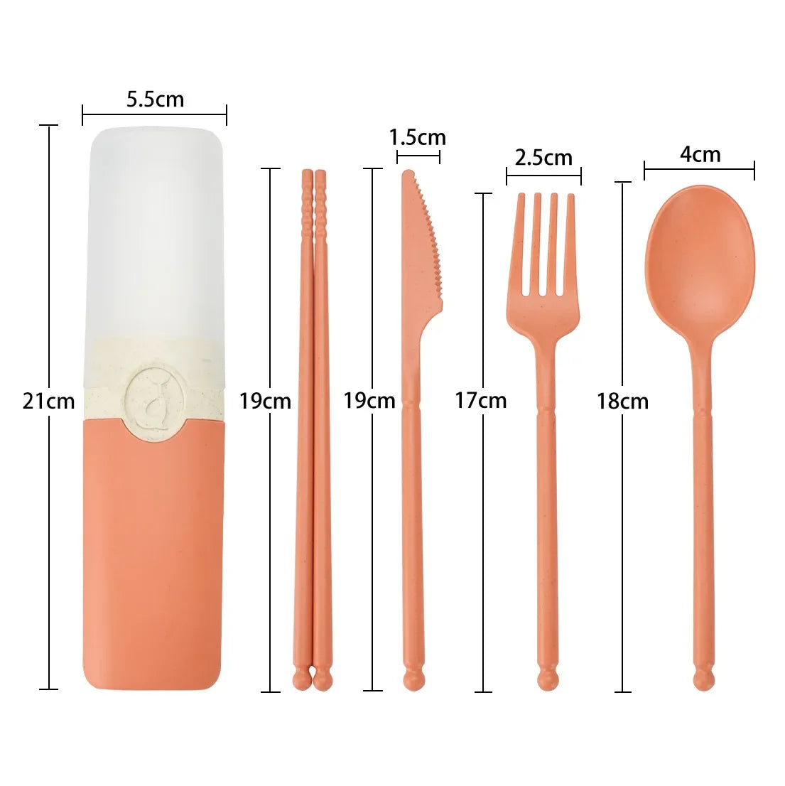 Wheat Straw Tableware Cutlery Set