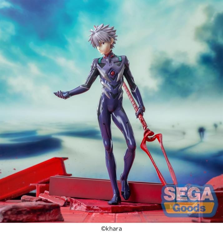 SEGA Evangelion Luminasta Kaworu Nagisa x Spear of Longinus Figure