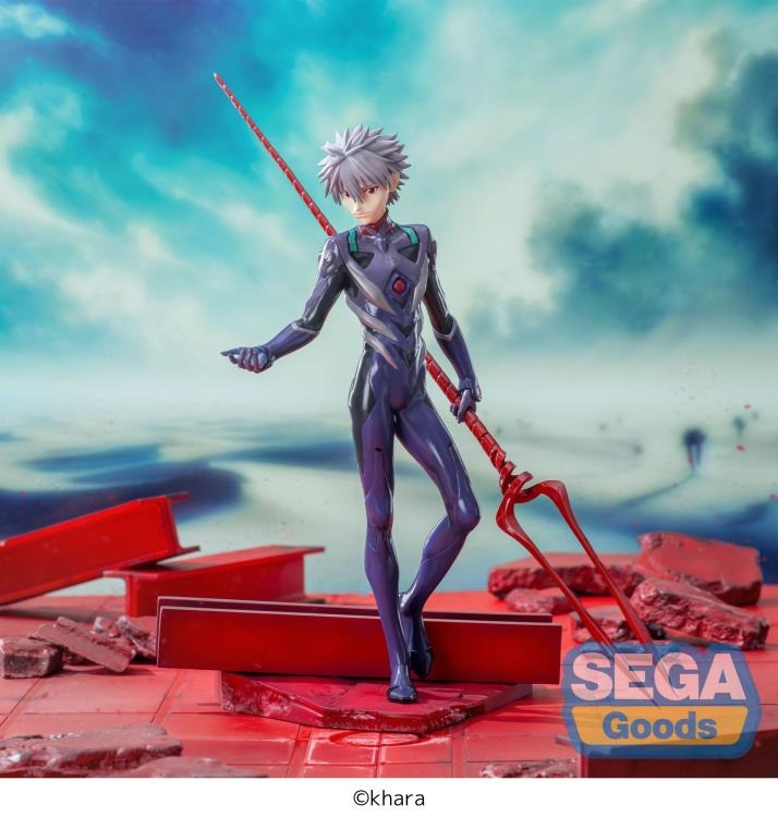 SEGA Evangelion Luminasta Kaworu Nagisa x Spear of Longinus Figure