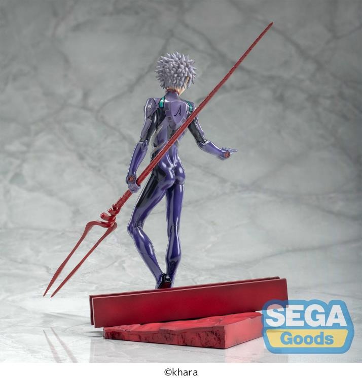 SEGA Evangelion Luminasta Kaworu Nagisa x Spear of Longinus Figure