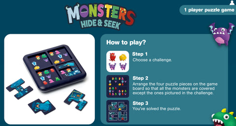 Monsters Hide & Seek - SmartGames