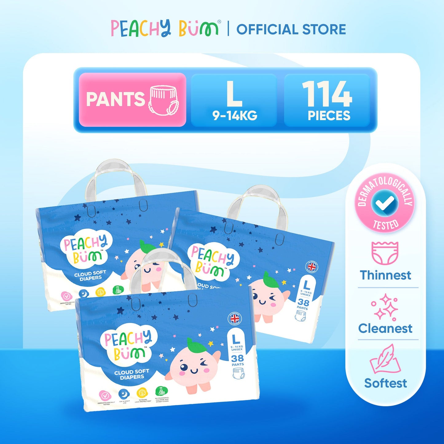 Trial Pack Cloud Soft Diapers
