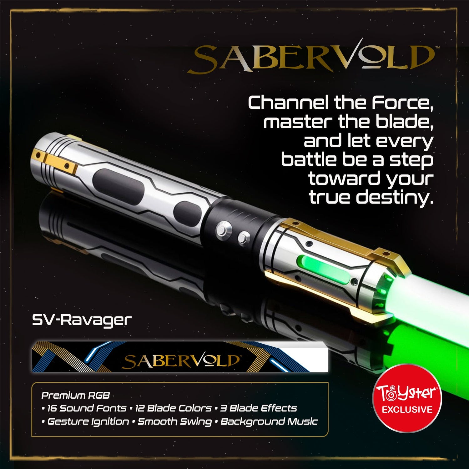 SaberVold SV-Ravager Lightsaber Premium RGB Premium RGB SaberVold