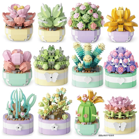 Micro Building Blocks Cactus Series