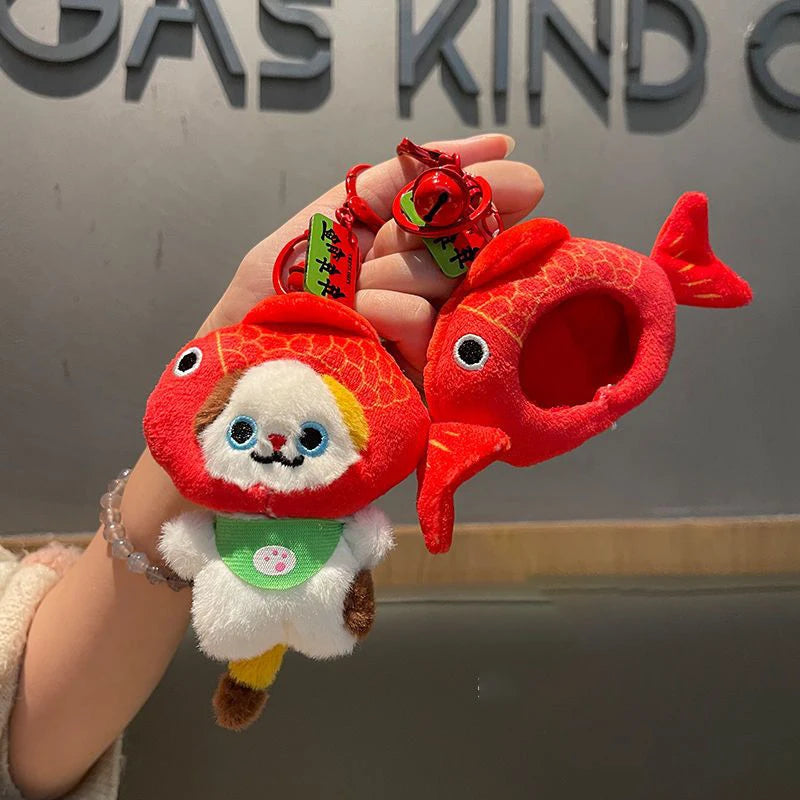 Good Luck Koi Cat Keychain