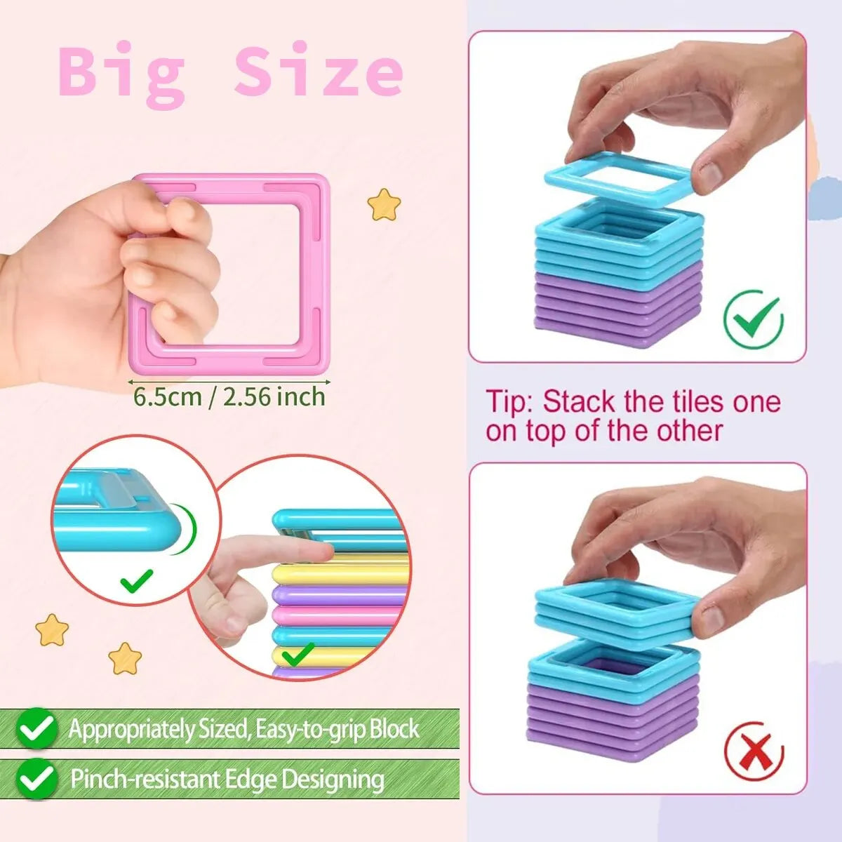 Big Size Magnetic Building Blocks