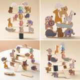 Baby Wooden Animal Stacking Toys