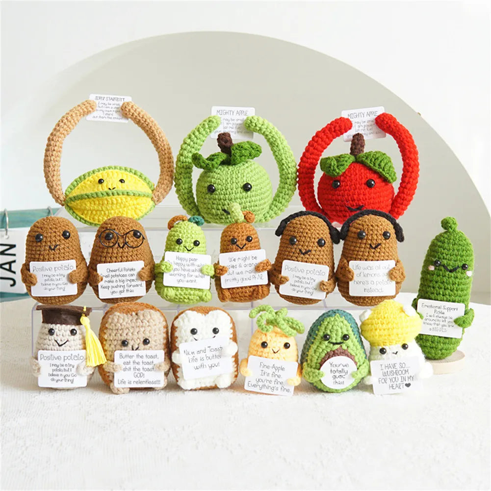 Cute Potato Handmade Plush Ornament Knitting Wool Yarn