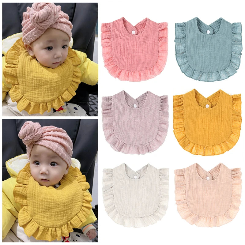 10Pcs/Set Korean Style Baby Bibs Cotton