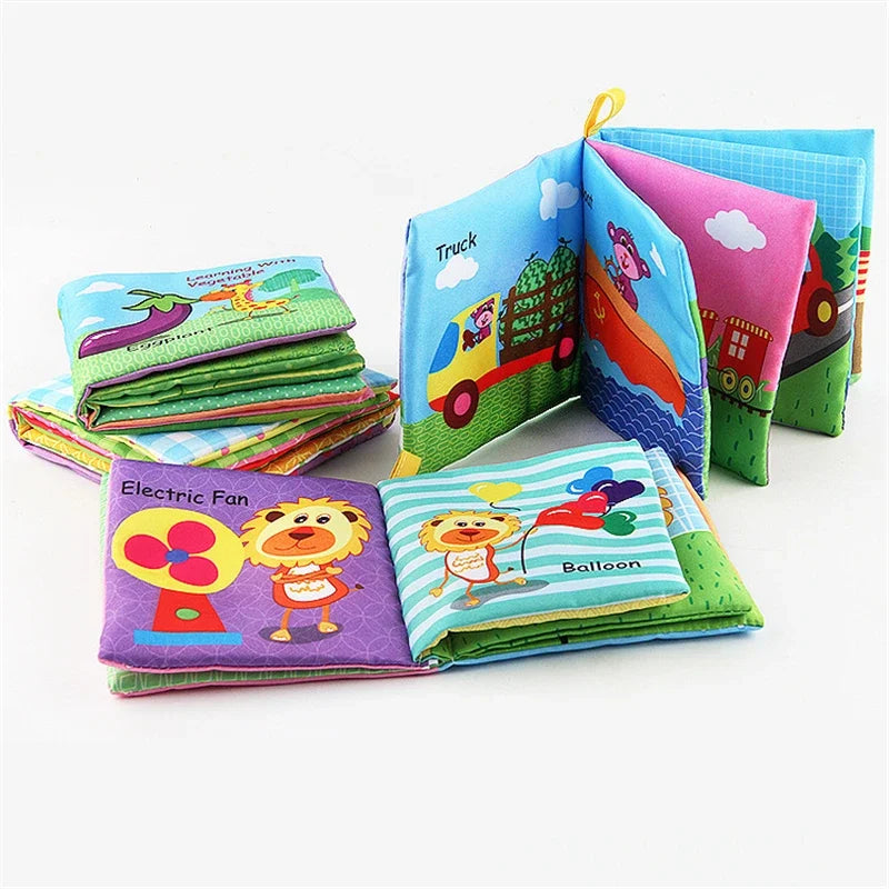 Baby Cloth Book Fruits Animals