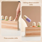 Wooden Bouncing Color Recognition Toy