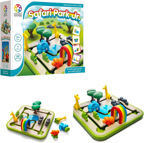 SmartGames - Game Puzzle Prasekolah Safari Park Jr 